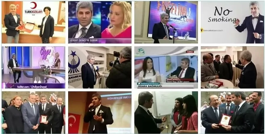 Levent Ekinci basında ve televizyonda: Kızılay, TV8, CNN Türk, TGRT Haber ve konferanslar