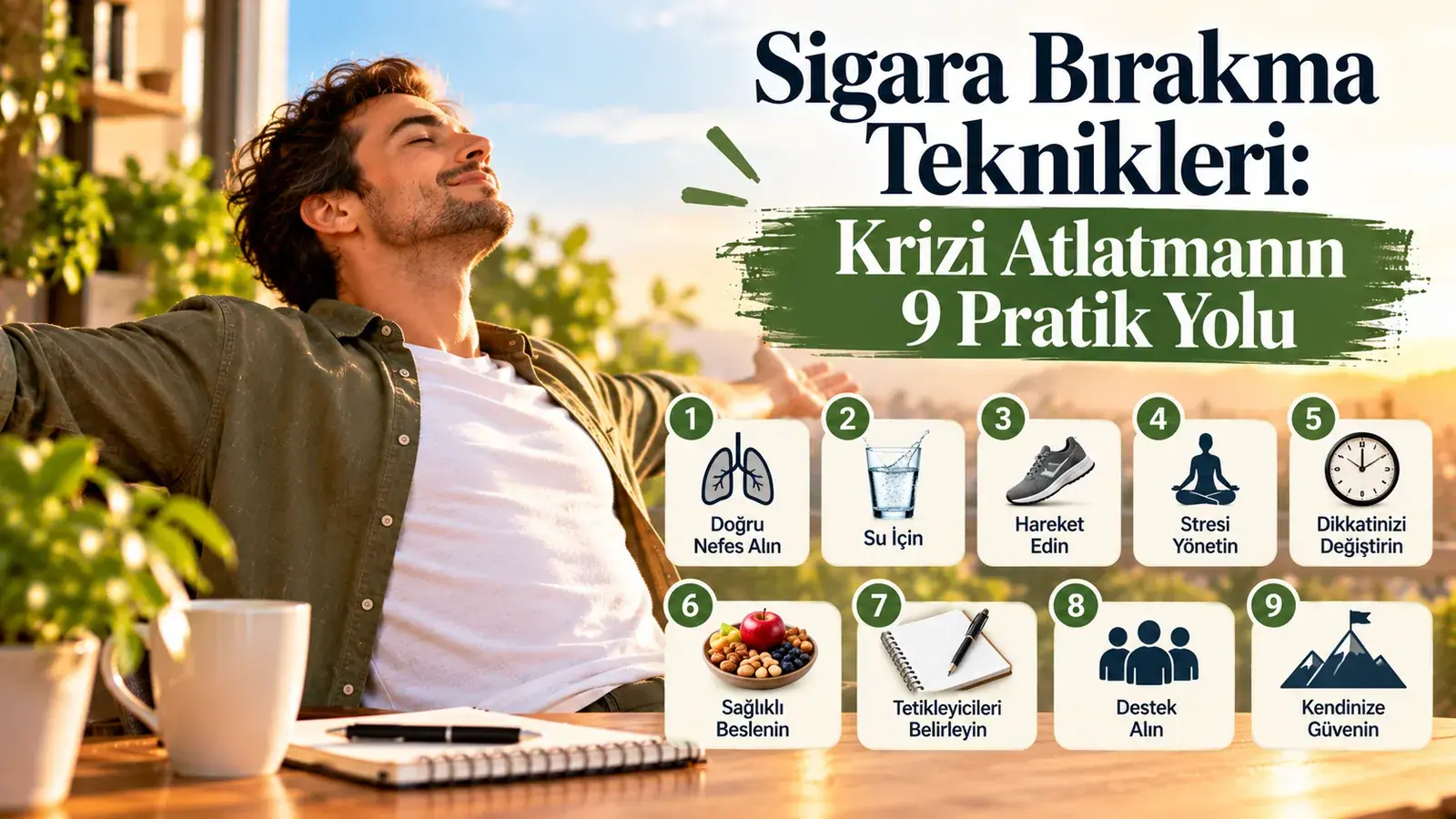 Sigara Bırakma Teknikleri: Krizi Atlatmanın 9 Pratik Yolu