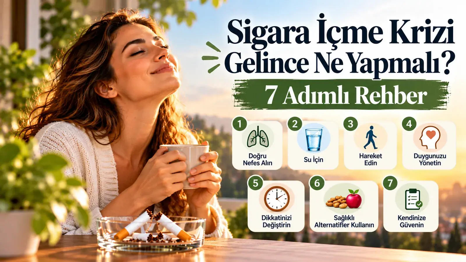 Sigara İçme Krizi Gelince Ne Yapmalı? 7 Adımlı Rehber