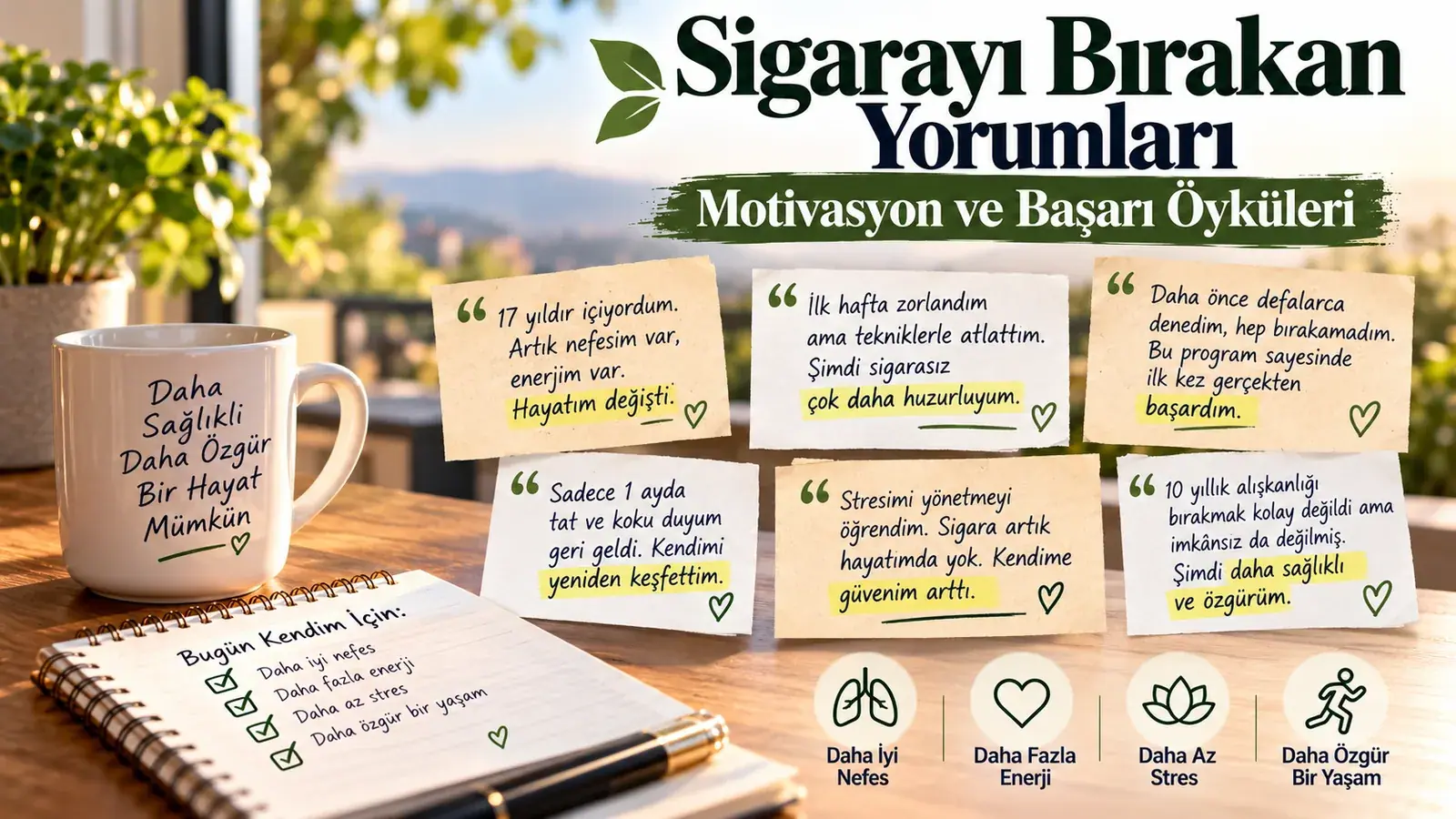Sigarayı Bırakan Yorumları: Motivasyon ve Başarı Öyküleri