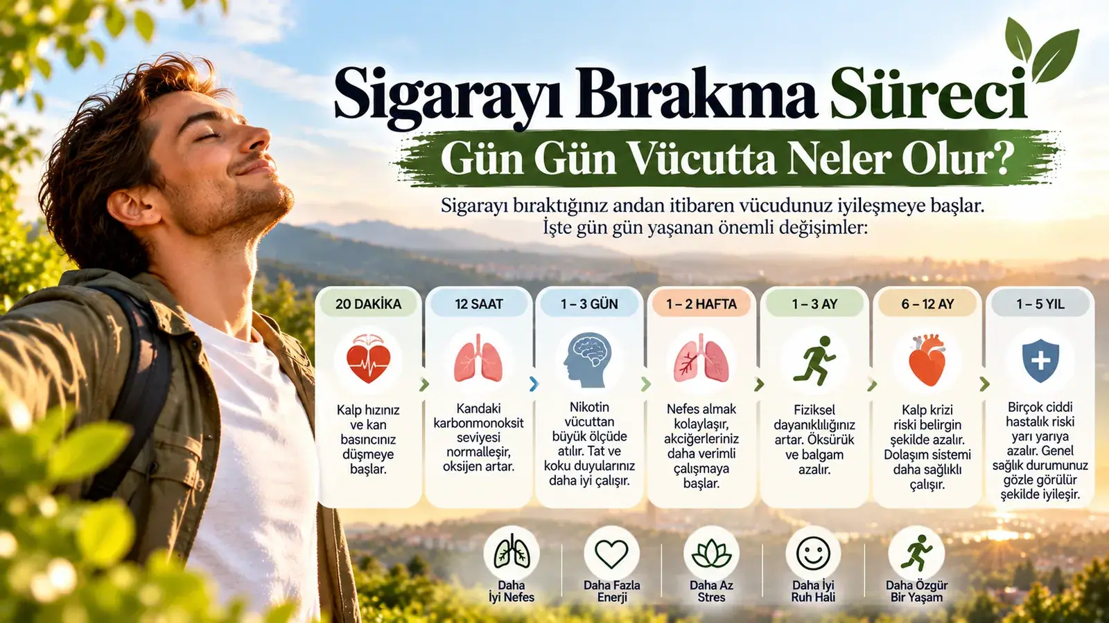 Sigarayı Bırakma Süreci: Gün Gün Vücutta Neler Olur?