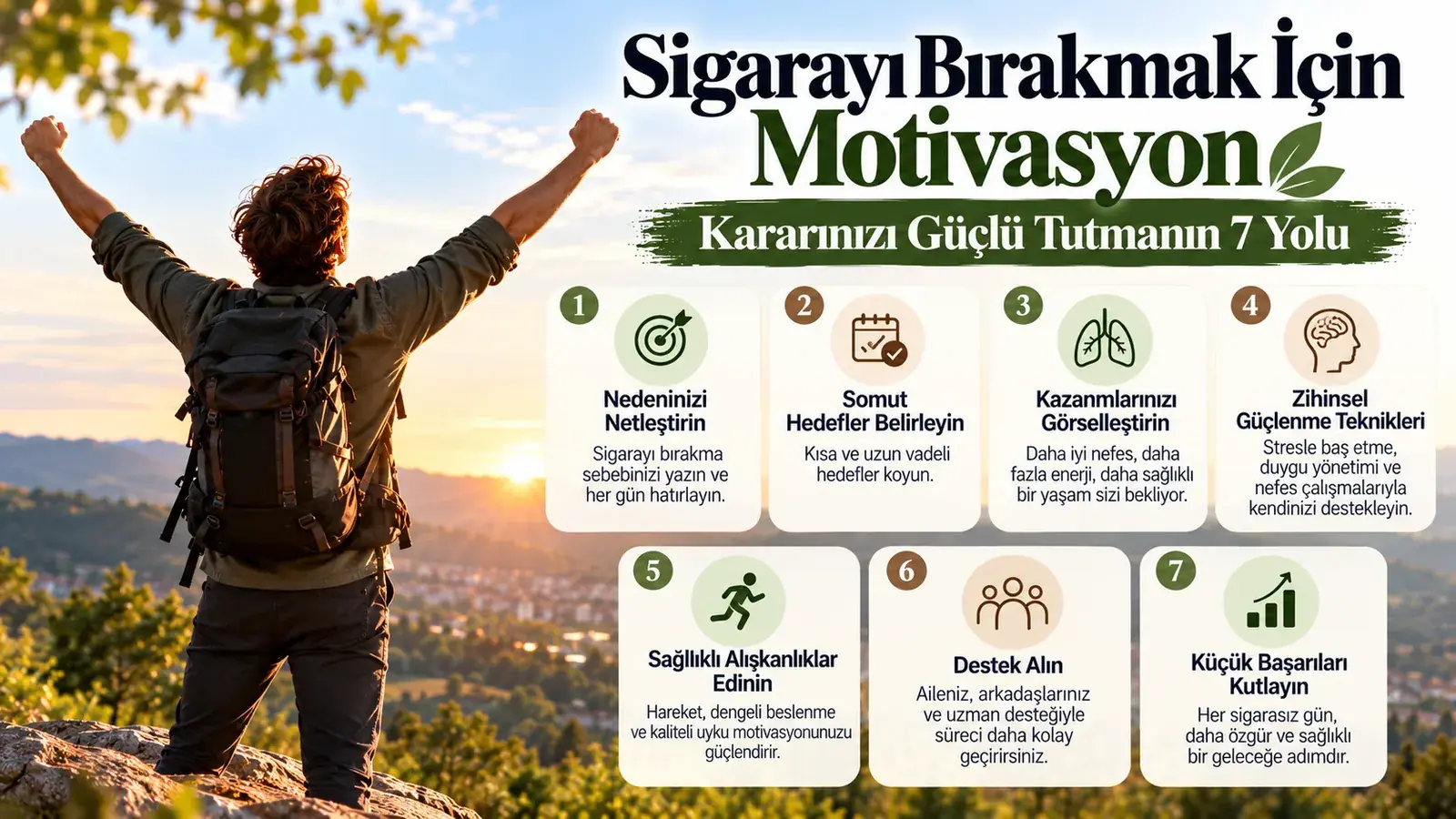 Sigarayı Bırakmak İçin Motivasyon: Kararınızı Güçlü Tutmanın 7 Yolu
